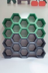 Стеллаж пластиковый книжный Hexa Pop