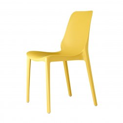Стул пластиковый Scab Design Ginevra горчичный