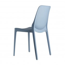 Стул пластиковый Scab Design Ginevra голубой