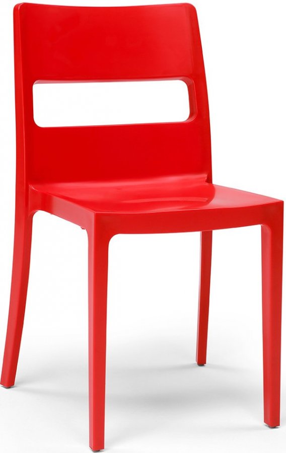 Стул пластиковый Scab Design Sai красный