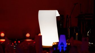 Трибуна пластиковая светящаяся Swish Lighting