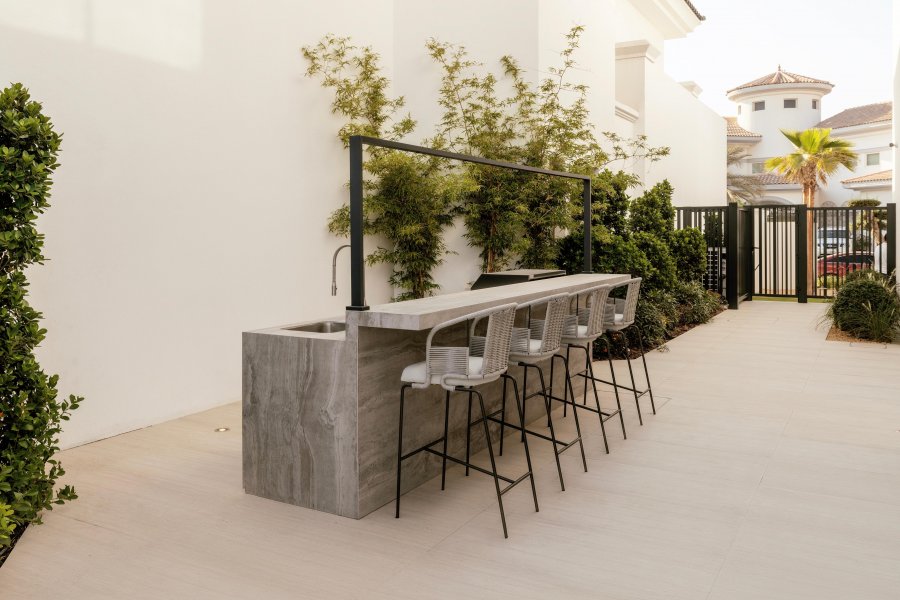 Кресло барное плетеное Rever Pietrasanta