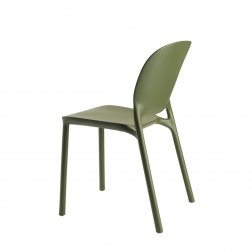 Стул пластиковый Scab Design Hug Go Green оливковый