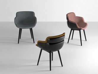 Кресло с обивкой Choppy Sleek BL