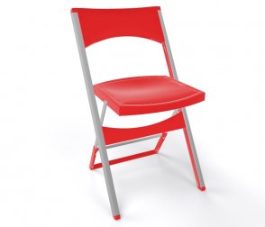 Стул пластиковый складной Gaber Compact красный