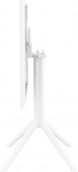 Стол пластиковый складной Sky Folding Table 60, белый, 600х600х740 мм