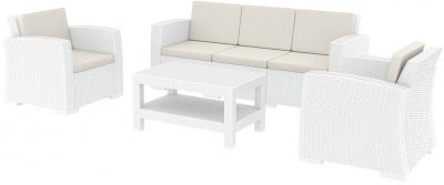 Monaco Lounge Set XL Комплект пластиковой плетеной мебели