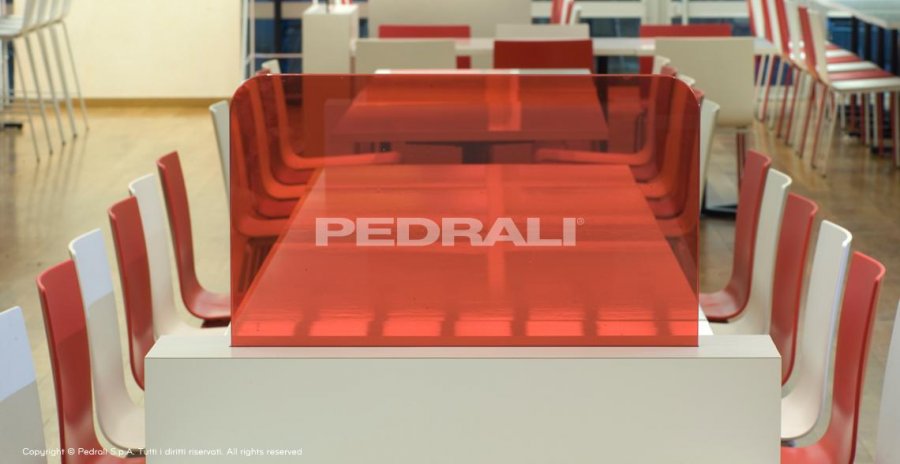 Стул пластиковый PEDRALI Kuadra XL белый