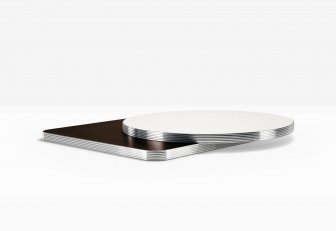 Столешница круглая Laminate Aluminium Edge