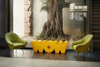 Скамья пластиковая дизайнерская Wow Pop