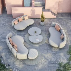 Диван дизайнерский с подушками Organix Lounge