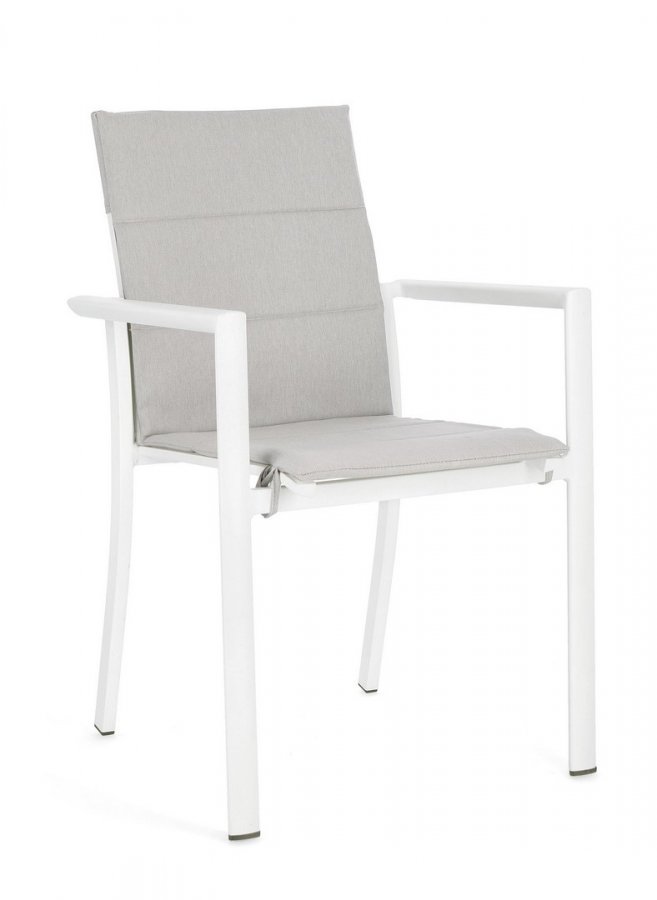 Кресло текстиленовое Garden Relax Konnor белый