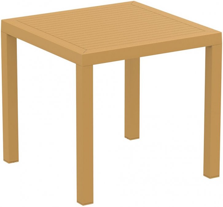 Стол пластиковый Ares 80, тик, 800х800х750 мм