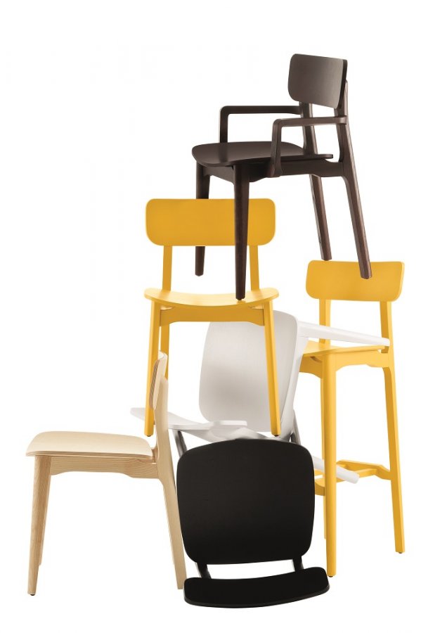 Стул барный деревянный Chairs & More Cacao L SG-80
