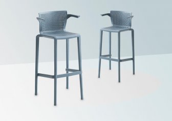 Кресло пластиковое барное Gaber Spyker Stool B черный