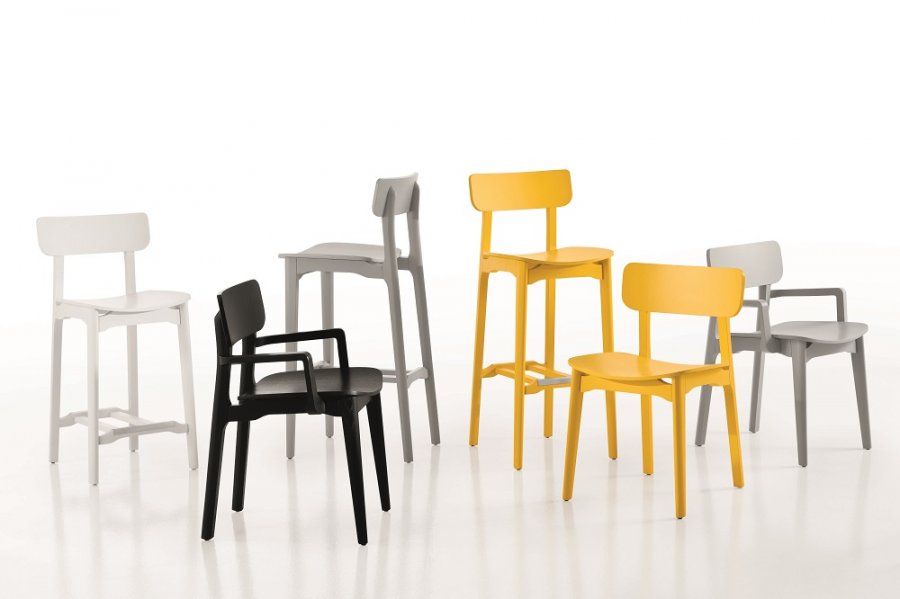 Стул барный деревянный Chairs & More Cacao L SG-80