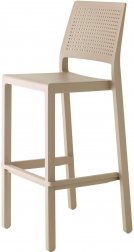 Стул барный пластиковый Scab Design Emi тортора