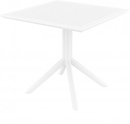 Стол пластиковый Sky Table 80, белый, 800х800х740 мм