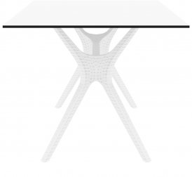 Стол пластиковый Ibiza Table 180, белый, 1800х900х740 мм
