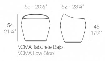 Стул пластиковый Vondom Noma Basic