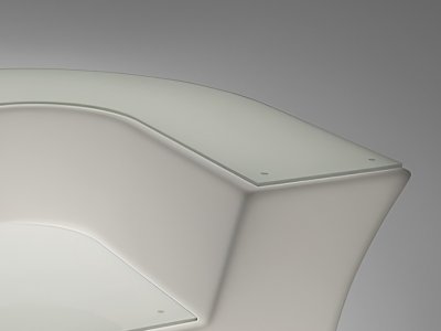 Jumbo Corner Top Столешница стеклянная на верх барной стойки