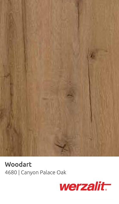 Столешница прямоугольная Werzalit Woodart