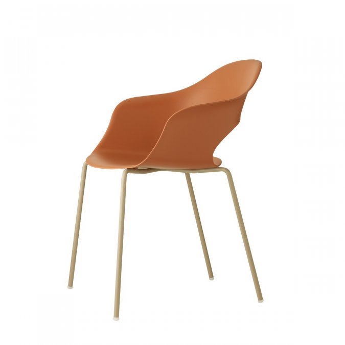 Кресло пластиковое Scab Design Lady B тортора, терракотовый