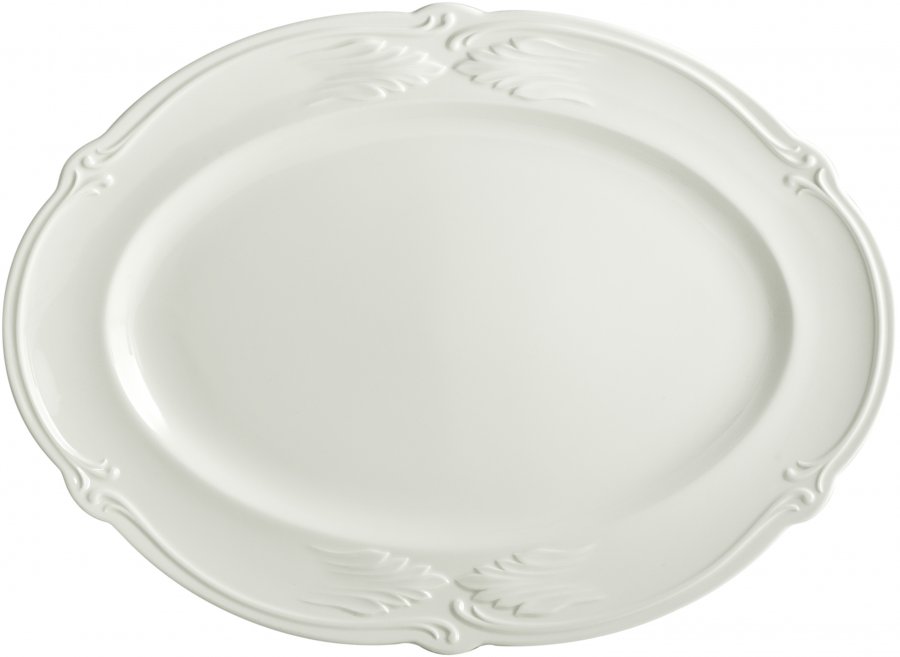 Блюдо овальное Rocaille Blanc