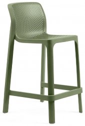 Стул пластиковый полубарный Nardi Net Stool Mini агава
