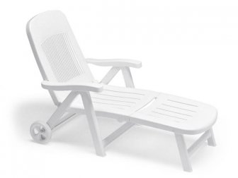 Шезлонг-лежак пластиковый Elegant Sun-bed