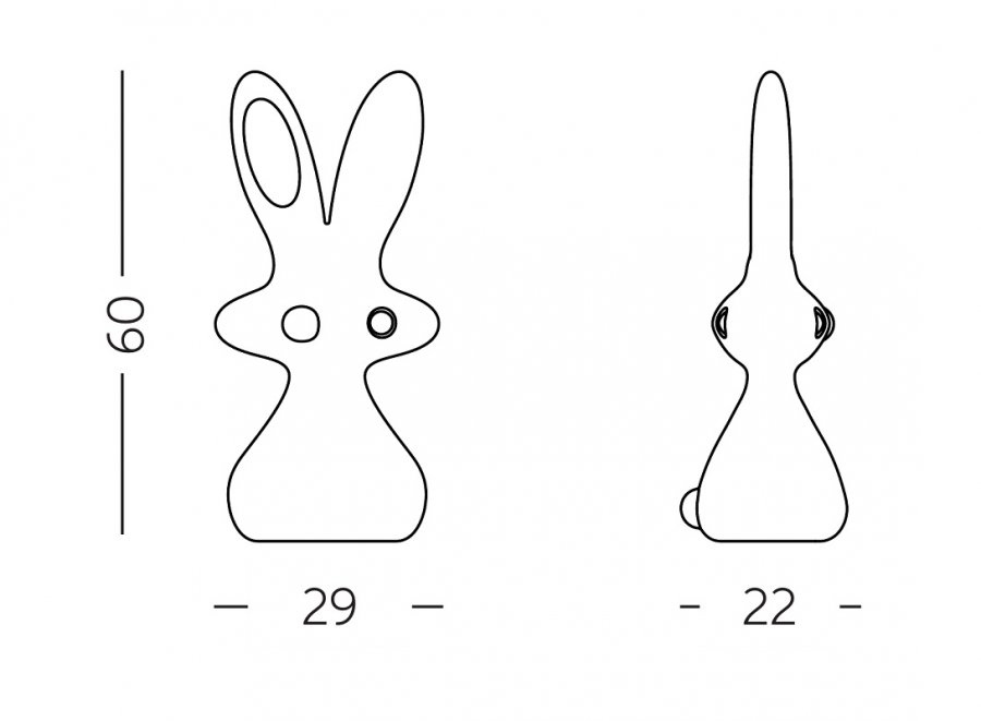 Фигура пластиковая Кролик Bunny Pop