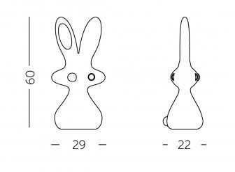 Фигура пластиковая Кролик Bunny Pop