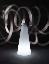 Стол пластиковый барный светящийся Peak Lighting