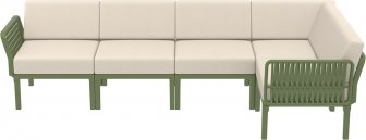 Комплект пластиковой мебели Portofino Lounge Corner