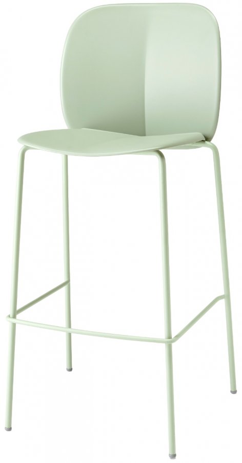 Стул пластиковый барный Scab Design Mentha Go Green зеленый шалфей