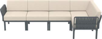 Комплект пластиковой мебели Portofino Lounge Corner