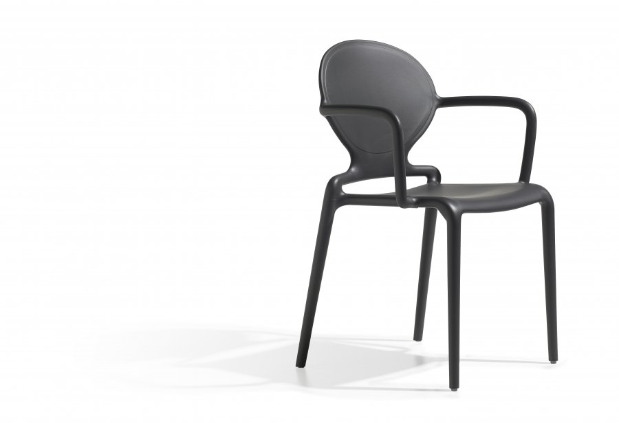 Кресло пластиковое Scab Design Gio антрацит