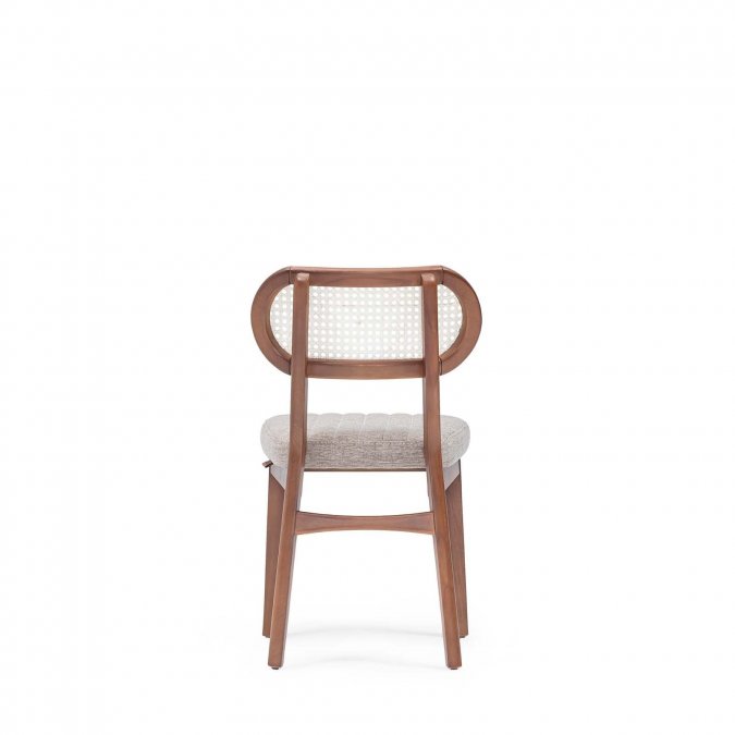 Стул деревянный с обивкой Iglo Wicker