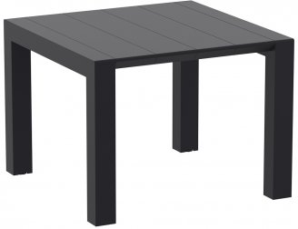 Стол пластиковый раздвижной Vegas Table, черный, 1000-1400х1000х750 мм