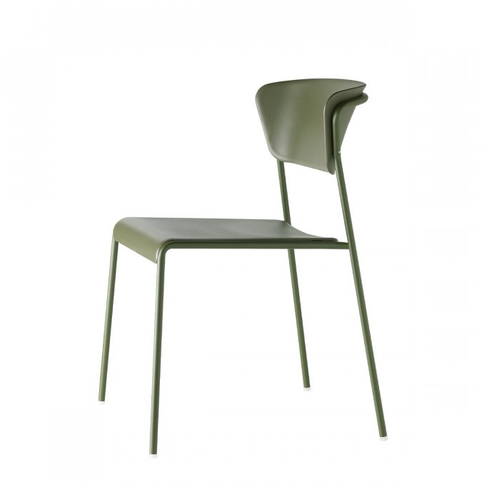 Стул пластиковый Scab Design Lisa Technopolymer Go Green оливковый
