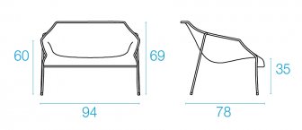 Кресло лаунж металлическое-thumbs-Фото3