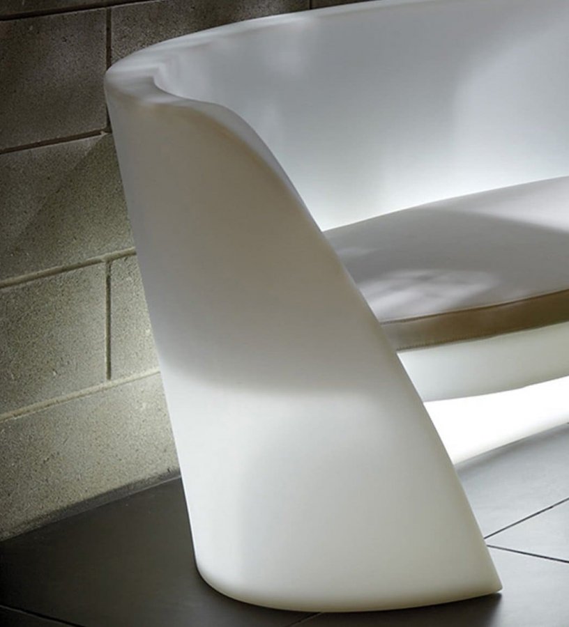 Кресло пластиковое светящееся Rap Chair Lighting