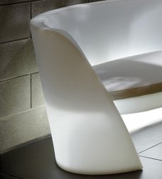 Кресло пластиковое светящееся Rap Chair Lighting
