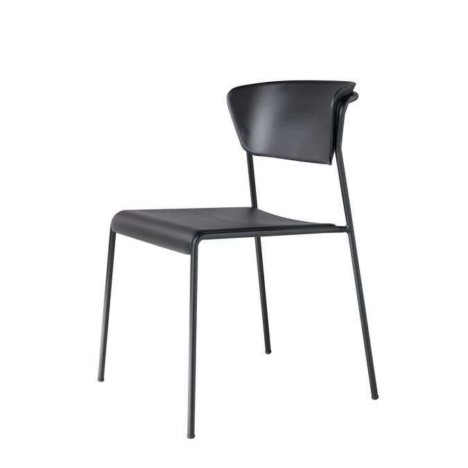 Стул пластиковый Scab Design Lisa Technopolymer черный