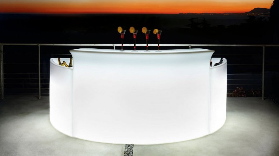 Стойка пластиковая барная светящаяся Break Bar Lighting
