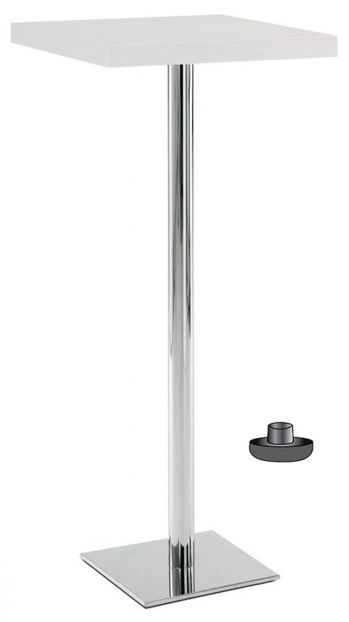 Подстолье металлическое барное Inox