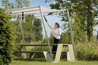 Навеc прямоугольный Hopper Shade 300