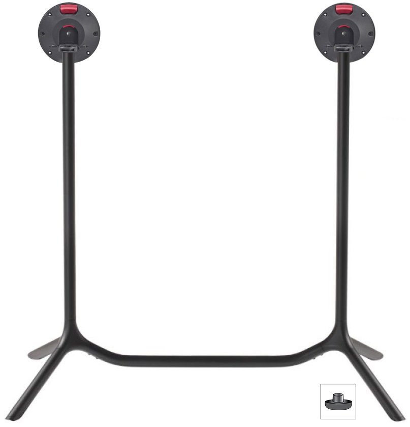 Подстолье металлическое барное двойное складное Tripe Double Folding