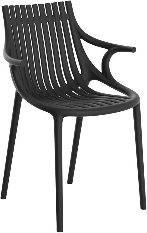 Кресло пластиковое Vondom Ibiza Basic черный