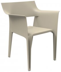 Кресло пластиковое Vondom Hidra Basic слоновая кость